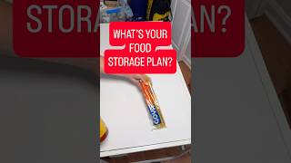 What’s your food storage plan? #emergencypreparedness