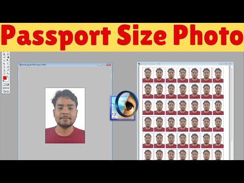 Photoshop 7.0 से Passport Size फोटो कैसे बनाये? Passport Size Photo Just 5 Minute