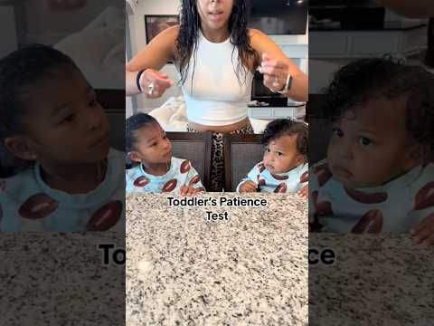 They are so funny and cute 😂 #toddlers #patience #test
