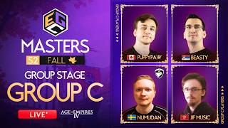 Group C: Puppypaw, Beasty, Numudan, JIF Music | $20,000 | EGC Masters Fall - S2 | Main Event