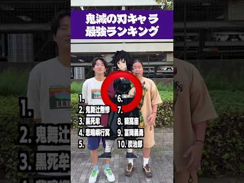 鬼滅の刃のキャラ最強ランキングTOP10わかるよな??#鬼滅の刃 #無限城篇 #猗窩座 #炭治郎 #冨岡義勇 #善逸