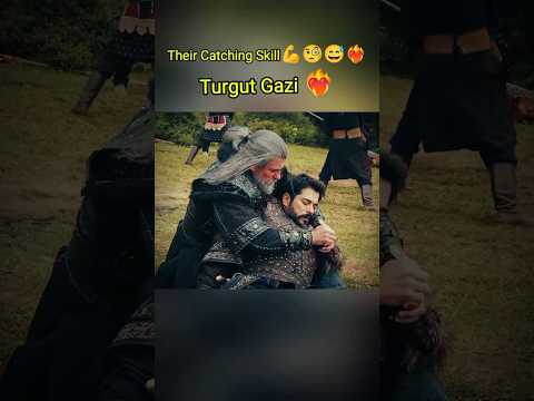 their catching skill 💪🧐😅❤️‍🔥 Turgut gazi ❤️‍🔥Turhan Alp🔥#kurulusosman #edit