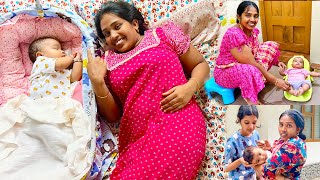 വീട്ടിലെത്തി ആറാം മാസത്തിലെ പാലുകുടി മാറ്റി 😳 Home🏠 Our Baby Routine 
