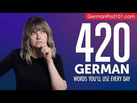 420 German Words You'll Use Every Day - Basic Vocabulary #82