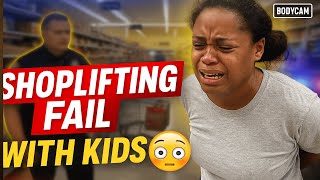 Caught on Camera: Mom’s Shoplifting FAIL with Kids Ends BAD!