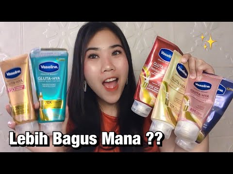 Review Semua Variant Vaseline Gluta Hya Lotion Serum