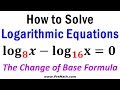 Logarithmic Equations and Properties