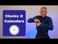 Understanding Time and Days in Sign Language