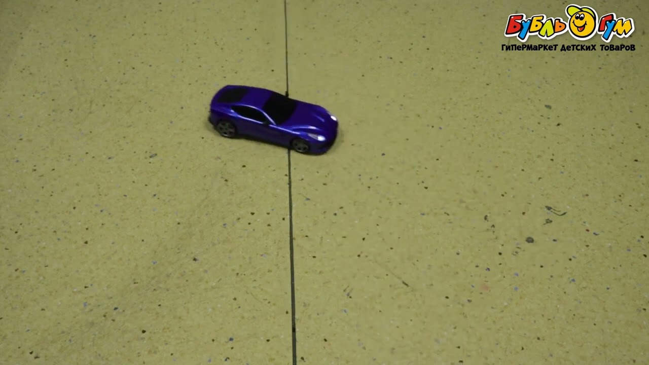 Автомобиль Ferrari р/у синий 1:18 - видео Автомобиль Ferrari р/у синий 1:18 - видео