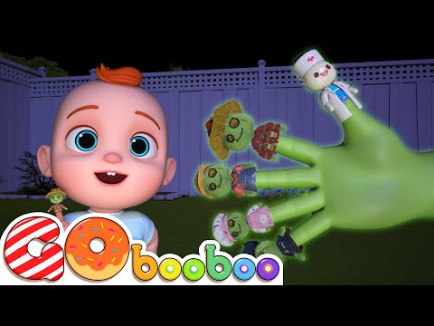 Zumbis Estão Chegando | Família Dedos Zumbis | Canções Para Crianças | GoBooBoo em Português