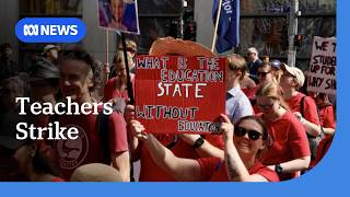 YouTube video thumbnail: Victorian Teachers Strike for Second Time This Year