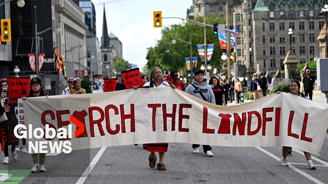 Demonstrators Demand landfill Searches for Missing Indigenous Women