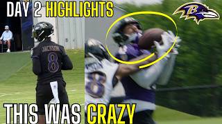 The Baltimore Ravens DAY 2 Minicamp Highlights Are SICK... | Lamar Jackson |