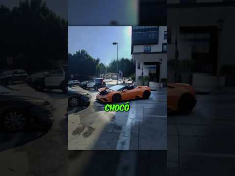 Chocó su lamborghini y abrió un sobre