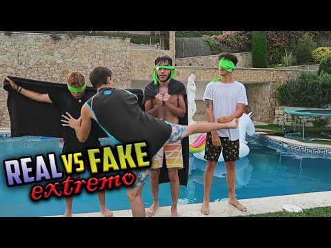 REAL VS FAKE EXTREMO en PISCINA de una MANSIÓN | LOGAN JEYX NINCHI Paul Ferrer