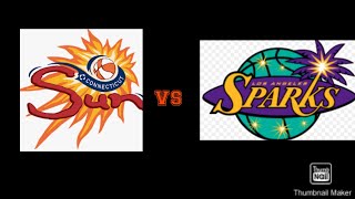 Connecticut Sun vs Los Angeles Sparks (NBA Live 19) 07.20.20