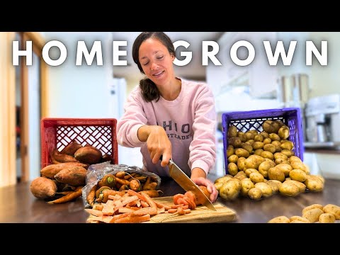 How We Use ALL of the Food We Grow on Our Homestead (weekly meal prep)