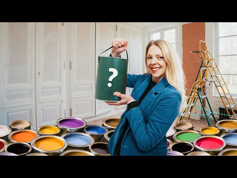 COLOUR REVEAL - Finally PAINTING the Chateau Dressing Room!