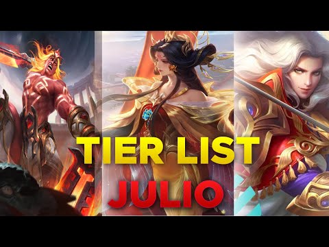 LOS MEJORES HEROES DEL META,TIER LIST JULIO 2025 | MOBILE LEGENDS ESPAÑOL