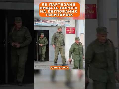 Як партизани нищать ворога на окупованих територіях