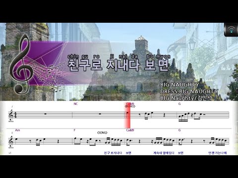 [🎙노래방플리] BIG Naughty/김민석 🎶 친구로지내다보면 karaoke