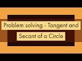 Tangent-Secant Theorem Concepts