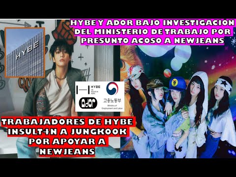 😡TRABAJADORES DE HYBE INSVT4N A JUNGKOOK POR APOYAR A NEWJEANS/HYBE Y ADOR INVESTIGADOS X NEWJEANS