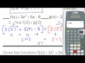 Function Operations and Evaluations