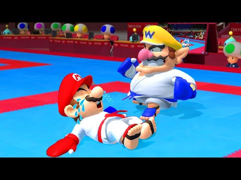 Mario and Sonic at the Olympic Games Tokyo 2020 - All Events With Wario