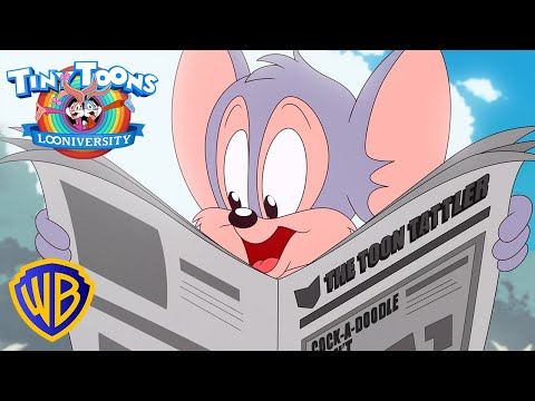 Tiny Toons Looniversity 🇧🇷 | Jornais da Escola Rival 🚨🗞 | @WBKidsBrasil​