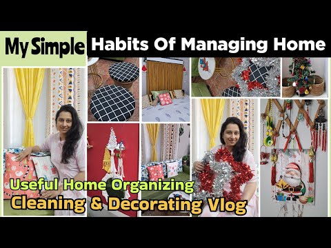 How I Manage To Keep My Home Clean & Decorated In Festive Time|Habits Of Homemakers For Clean House