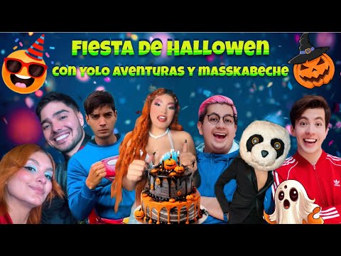 FUY A LA FIESTA DE DISFRACES DE YOLO AVENTURAS Y MASSKABECHE *Me beso con un famoso* 🎃😱