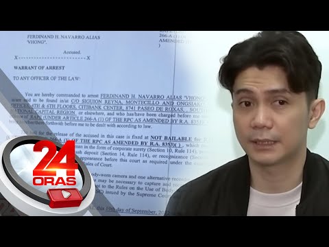 Vhong Navarro, nasa kustodiya ng NBI matapos maglabas ng korte ng arrest  warrant para sa mga kasong rape at acts of lasciviousness