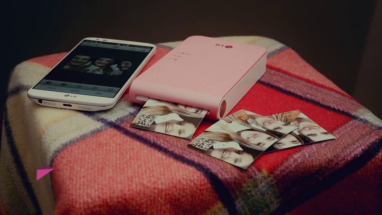 LG Pocket Photo Printer - White