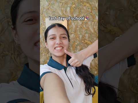 *LAST DAY OF SCHOOL* MINI VLOG 📚🥳✨ #shorts #youtubeshorts