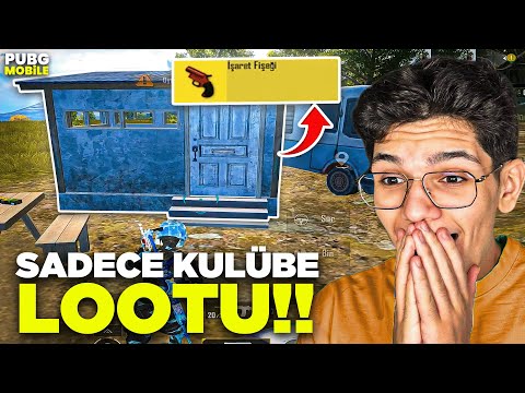 SADECE KULÜBE LOOTU İLE WİN ALMA CHALLENGE! İŞARET FİŞEĞİ ÇIKTI | PUBG MOBİLE