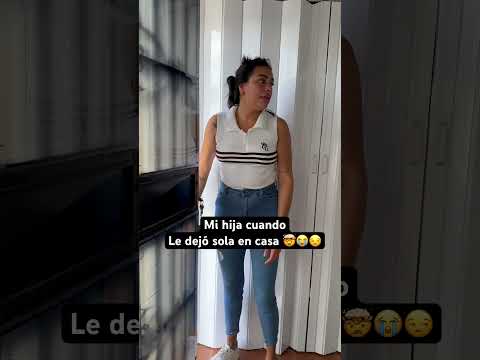 Mi hija cuando la dejo sola en casa #isandrep #humor #videos