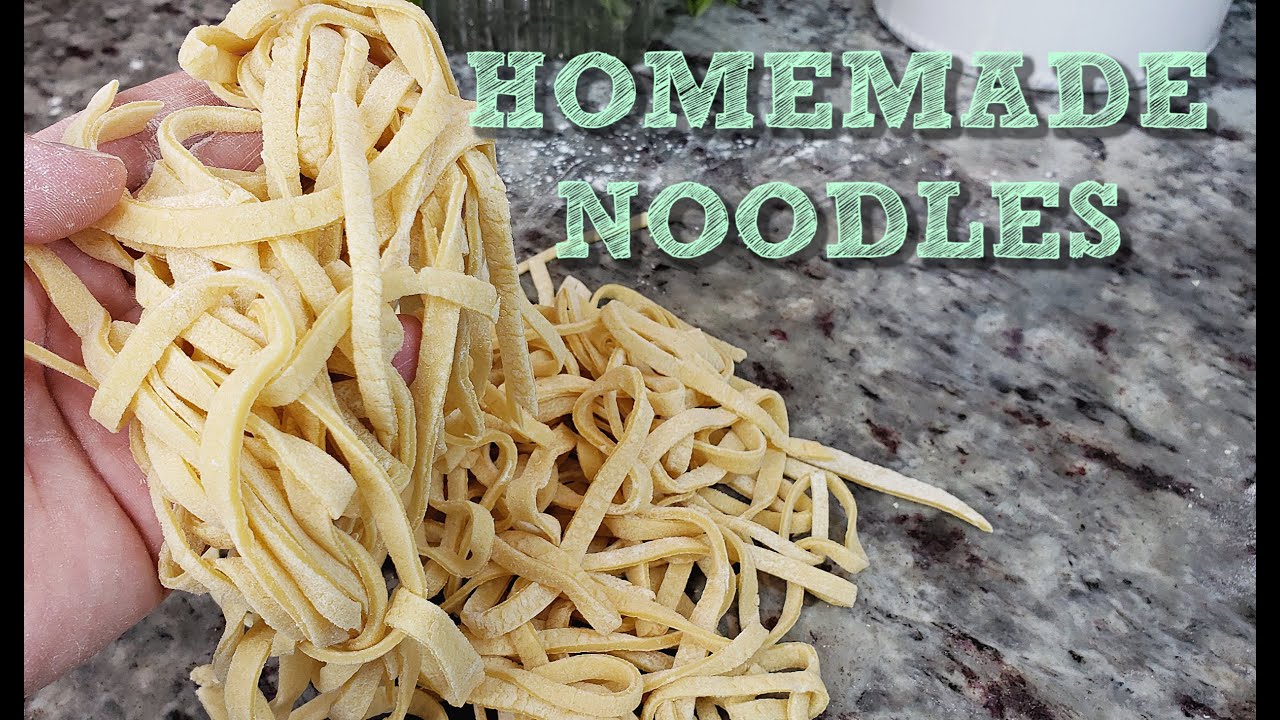 HOMEMADE EGG NOODLES Chinese Style Noodles From Scratch