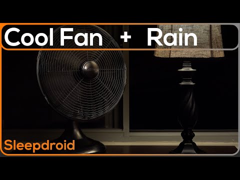 ► Fan and Rain Sounds for Sleeping: Fall Asleep Fast with Fan Noise and Rain (No Thunder)