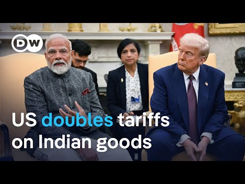 YouTube video thumbnail: Today the US Doubled its Tariffs on India Over the Ongoing Purchases of Russian Oil