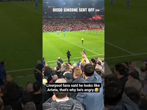 Liverpool fans said he looks like Arteta, that's why he's angry.🤣 #shorts #viral #liverpool