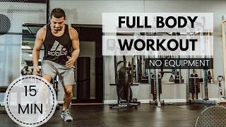 15 Min Body-Weight Workout | Beginner & Moderate Follow Along
