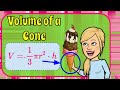 Volume and Radius of Cones