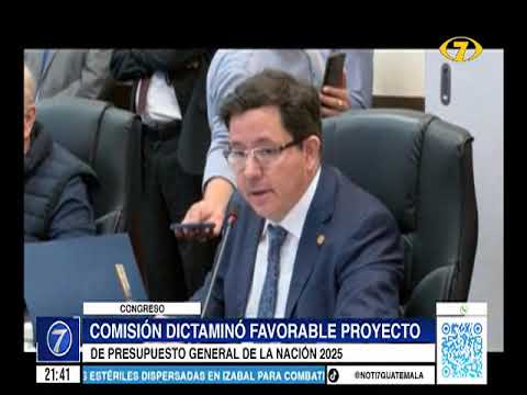 Comisión aprueba dictamen para presupuesto de la Nación 2025