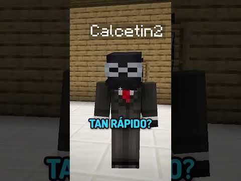 Por que Calce se viste tan rapido? 😡 #shorts #minecraft