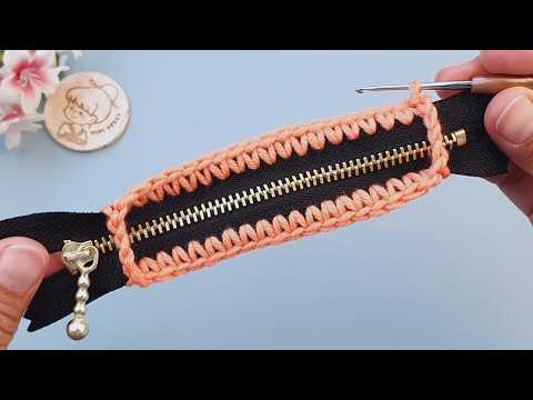 You WON'T BELIEVE How Easy It Is to Make a Crochet Purse with Zipper