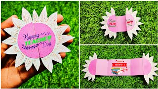 Diy Teacher's Day Cards with Everyday Materials!