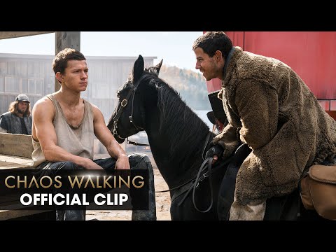 Chaos Walking (2021 Movie) Official Clip 'Very Clever Use of Your Noise' – Daisy Ridley, Tom Holland