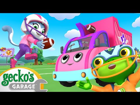 Gecko and Friends Score Big with Team Spirit! | Gecko's Garage | Learning Videos for Kids 🛻🐸🛠️