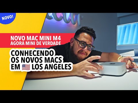 🔴 TÁ NA MÃO! - Novo Mac Mini M4, iMac M4 e MacBook Pro M4